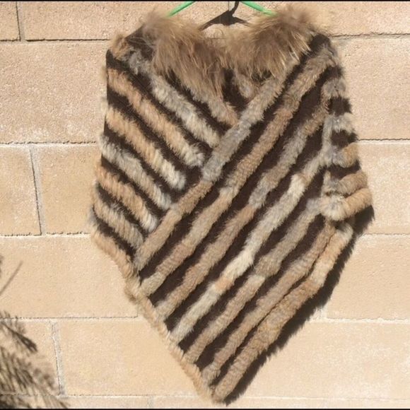 Dino Gaspari Montreal Fur Cape/poncho/sweater EUC - Picture 7 of 8